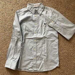 H&M light blue button up shirt